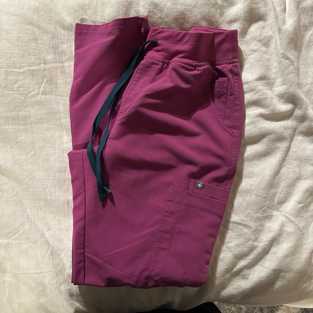 Figs Yola High Waisted Skinny Scrub Pant